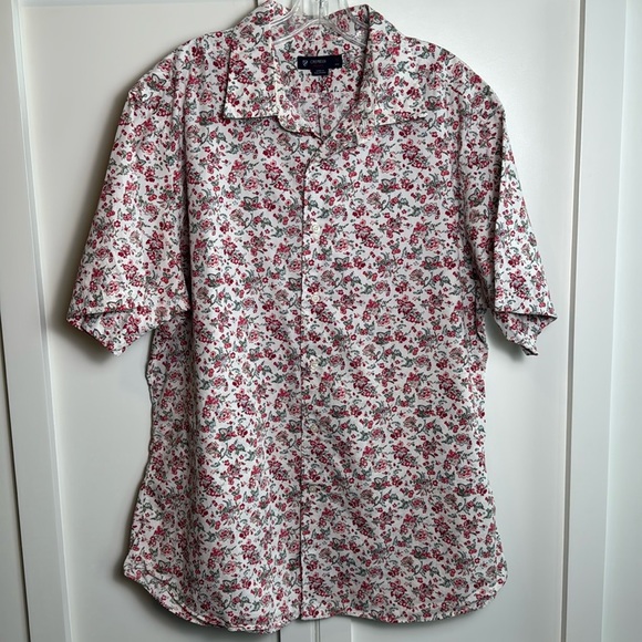 Cremieux Classics floral short sleeve button down - Picture 1 of 9